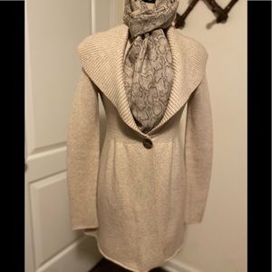 Banana Republic shawl collar cardigan, size M